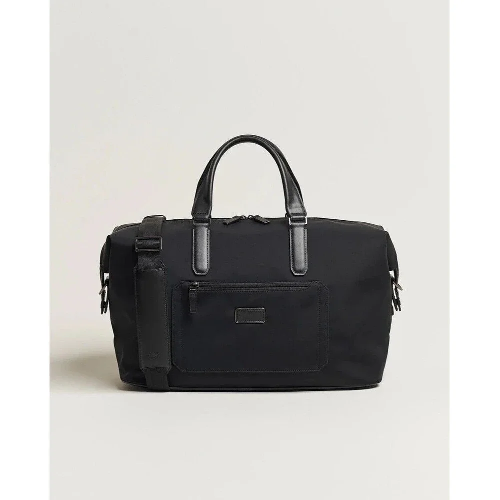 TUMI Nelson Harrison Duffle In Black Crossbody Strap $675